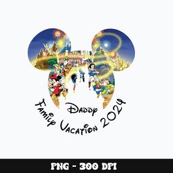 Mickey head friends vacation daddy Png, Mickey Png, Disney Png, Digital file png, cartoon Png, Instant download.