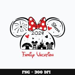 Minnie head family vacation sister Png, Mickey Png, Digital file png, cartoon Png, Disney Png, Instant download.