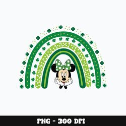 Minnie st. patrick's day Png, Mickey Png, cartoon Png, Disney Png, Digital file png, Instant download.