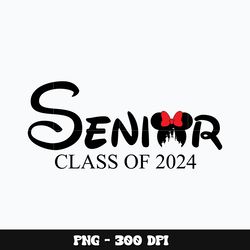 Minnie senior class of 2024 Png, Mickey Png, Cartoon Png, Disney Png, Digital file png, Instant download.