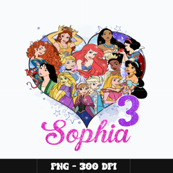 Disney princess sophia 3 Png, Disney princess Png, Disney Png, cartoon Png, Digital file png, Instant download.