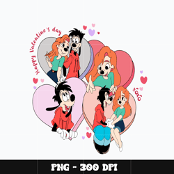 Max and Roxanne Valentine day Png, A goofy movie Png, Disney Png, cartoon Png, Digital file png, Instant download.