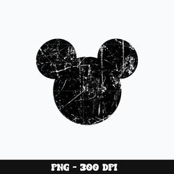 Mickey mouse black head Png, Mickey Png, Digital file png, Disney Png, cartoon Png, Instant download.