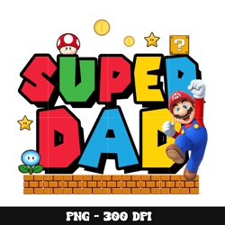 Mario super dad png