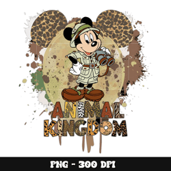 Mickey animal kingdom png design