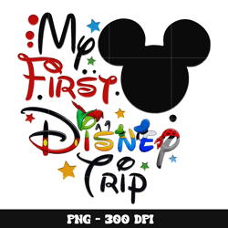 Mickey first disney trip png