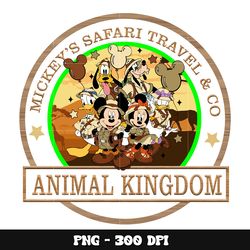 Mickey friends safari animal kingdom png