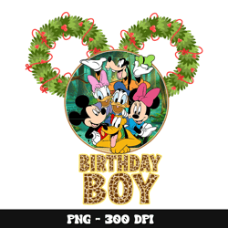 Mickey friends birthday boy png