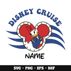 Daisy disney cruise name svg