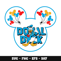 Donald duck x mickey svg