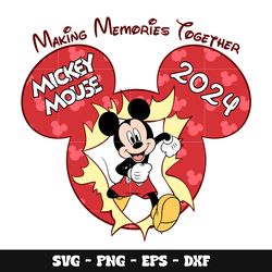 Mickey making memories svg