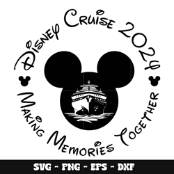 Mickey making memories together svg