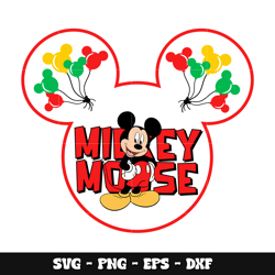 Mickey mouse head svg
