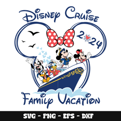 Minnie mouse disney cruise 2024 svg
