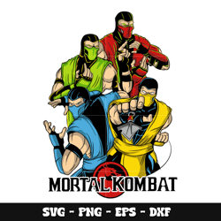 Mortal Kombat svg, game svg