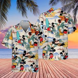 Mickey Hawaii Shirt, Mickey Aloha Shirt, Disney Hawaiian Shirt, Mickey Mouse Hawaiian Shirt