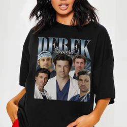 Derek Shepherd Shirt, Derek Shepherd Bootleg Shirt, Vintage Derek Shepherd Tee, Grey's Anatomy Shirt