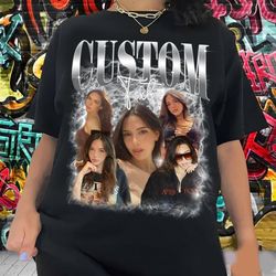 Custom Bootleg Rap Tee, 90s Vintage Bootleg Shirt, Custom Face Shirt, Custom Valentine Shirt, Custom Photo Shirt