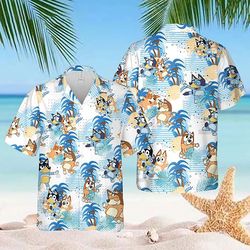 Bluey Hawaiian Shirt, Kids Hawaiian Best Shirt - Bring Your Ideas, Thoughts And Imaginations Into Reality Today