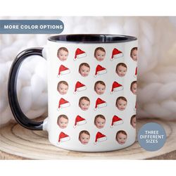 baby face mug, custom baby photo mug, personalized photo gift, custom photo mug, baby picture mug, (mug-26)