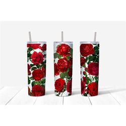 Red Roses 20oz Tumbler, Gift for Mum, Mothers Day Gift, Sister Gift, Auntie Gift, Christmas gift for Mum, Mum Birthday G