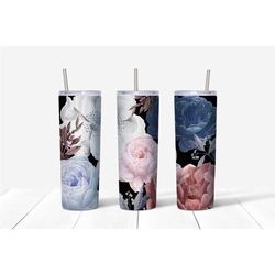 Floral 20oz Tumbler, Gift for Mum, Mothers Day Gift, Sister Gift, Auntie Gift, Christmas gift for Mum, Mum Birthday Gift
