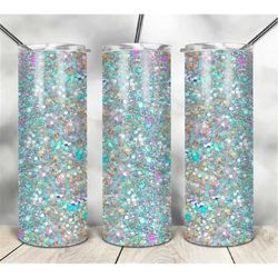20 or 30oz Skinny Tumbler, holographic, shinny, Sublimation, Skinny, Straight, Lid with Straw, Double Walled