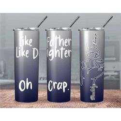 Personalized Dad tumbler from daughter// Dad and daughter Tumbler// Dad Gift //Dad Tumbler Gift Idea// Dad personalized