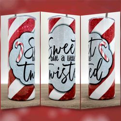 Sweet But A Little Twisted Tumbler | Christmas Tumbler | Christmas Gifts under 25 | Christmas Gift | Gifts For Her | 20o