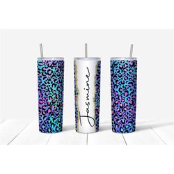 Purple Leopard 20oz Tumbler, Gift for Mum, Mothers Day Gift, Sister Gift, Auntie Gift, Christmas gift for Mum, Mum Birth