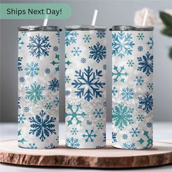 Snow Flakes Tumbler Custom Gift On Christmas - Christmas Snowflakes Gift For Merry Christmas Gift For Family - Christmas