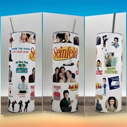Seinfeld Tumbler, Jerry, George, Elaine and Kramer Tumbler, Funny Tumbler, Seinfeld Tumbler, Seinfeld Cup