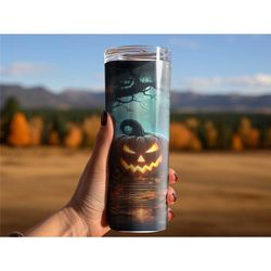 Wicked halloween tumbler a jack-o-lantern Tumbler Tumblerful gift | spooki season tumbler | spooki tumbler | Tumbler for