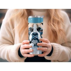 Cute Dog Tumbler for Dog Mom for Mother's Day, Cheetah Paw Print Tumbler Gift for Dog Mom, Cute Puppy Tumbler Gift for W