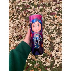 Coraline 20oz Tumbler| Halloween, Double Walled, Insulated Tumbler, Sublimation