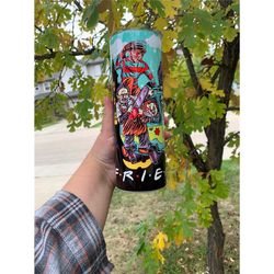 Friends Horror Movie 20oz Tumbler| Stainless Steel Tumbler, Sublimation, Halloween, Fall