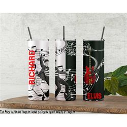 Elvis Inspired Tumbler With Personalized Name - Unique Gift Idea