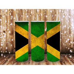 Jamaica Tumbler, Jamaican Flag, One Love, Lion of Judah, Rastafarian, Tribe of Judah, Jamaican Flag Tumbler, Rastafarian