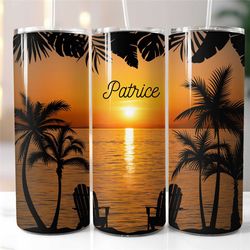 Personalized Beach Tumbler  Vacation Tumbler Cruise Tumbler Vacation Cups Cruise Tumbler