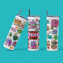 Fun facts tumbler -Sarcastic quote tumbler- funny tumbler gift- sassy tumbler- funny sarcastic tumbler-gifts for her- 20