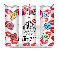 Valentines day gift, kiss tumbler, valentines gift for her, gift box, Abcde fu, valentines day, tumblers, sublimation, s