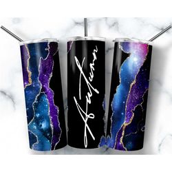 Space Galaxy Tumbler Personalized, Galaxy Celestial Gifts, Space Abstract Tumbler, Milky Way Tumbler, nebula tumbler wit