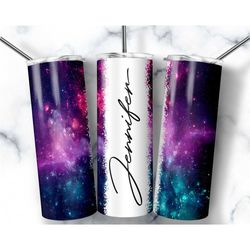 Galaxy Tumbler Personalized, Galaxy Celestial Gifts, personalized insulated tumbler, Space Abstract Tumbler, Milky Way T