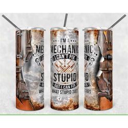 Funny Mechanic Tools Tumbler, Mechanic Tumbler, Father's Day Gift , Dad Tumbler , Gift for Dad, Gift for Grandpa, Handym