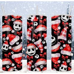 Jack And Sally Nightmare Before Christmas Halloween 20oz Tumbler Double Wall Insulated Travel Mug Cup Gift For Her Co Wo