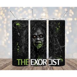 The Exorcist Possessed Horror Movies Characters Halloween 20oz Tumbler Travel Cup Mug Double Wall Insulated