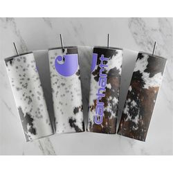 Carhartt Cow Hide Cowhide Tumbler , Cow Tumbler - Cow Gift For Her - Gift for Mama -  Gift for Mom - Cow Print Tumbler w