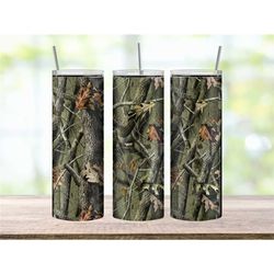 Camo Tumbler with Straw and Lid, Outdoorsy Gifts for Men, Camo Tumbler for Him, Travel Cup for Stepdad, Hunting Gift Ide