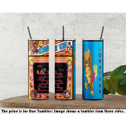Donky Kong , Video Games, 80's Theme, 80's TV, 80's Cartoons, 20 oz Sublimation tumber with straw