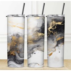Water Bottle Tumbler Straw Personalization Available Permanent Marble Design Gift For Her Water Custom Name Drink Bottle